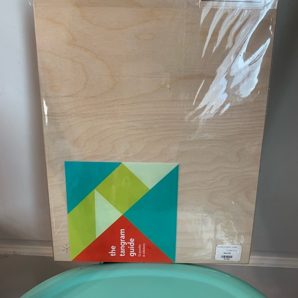 New Bright Beam Goods Turtle/Whale Wood Tangram Puzzle Made in USA - Picture 2 of 2